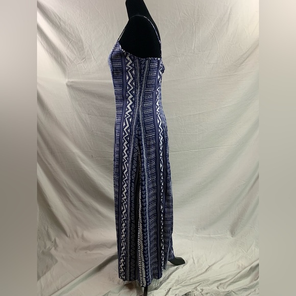 Boho Geo Print Split Thigh Cami Dress - Picture 8 of 9